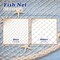 4E's Novelty 1 Pack Fish Net Decorations - Natural Cotton 14ft x 4ft Beach Themed Party Decor
